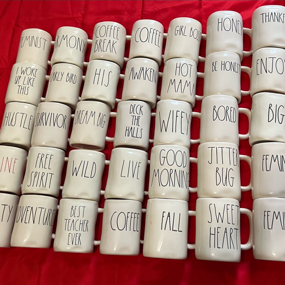 Rae Dunn mugs